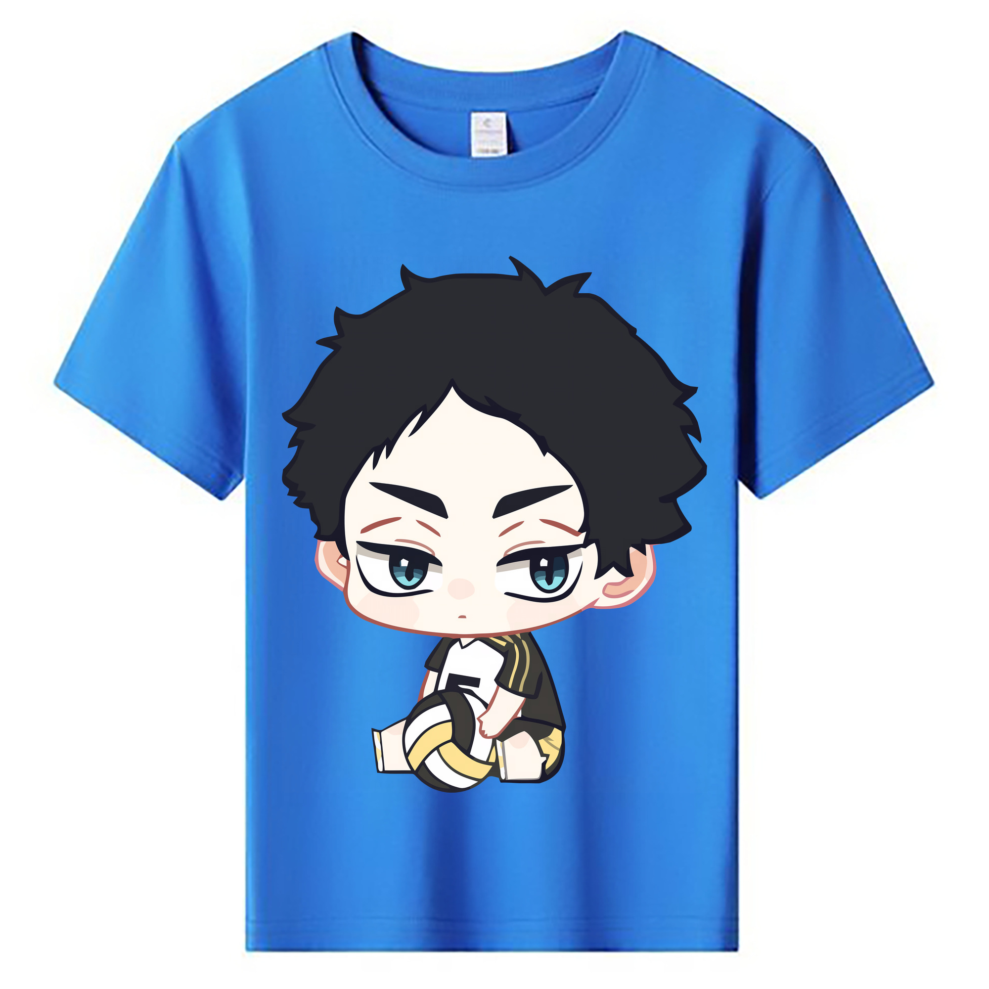 （画像用） ハイキュー!! Haikyu!! 綿100％キッズTシャツ（フロントプリント）